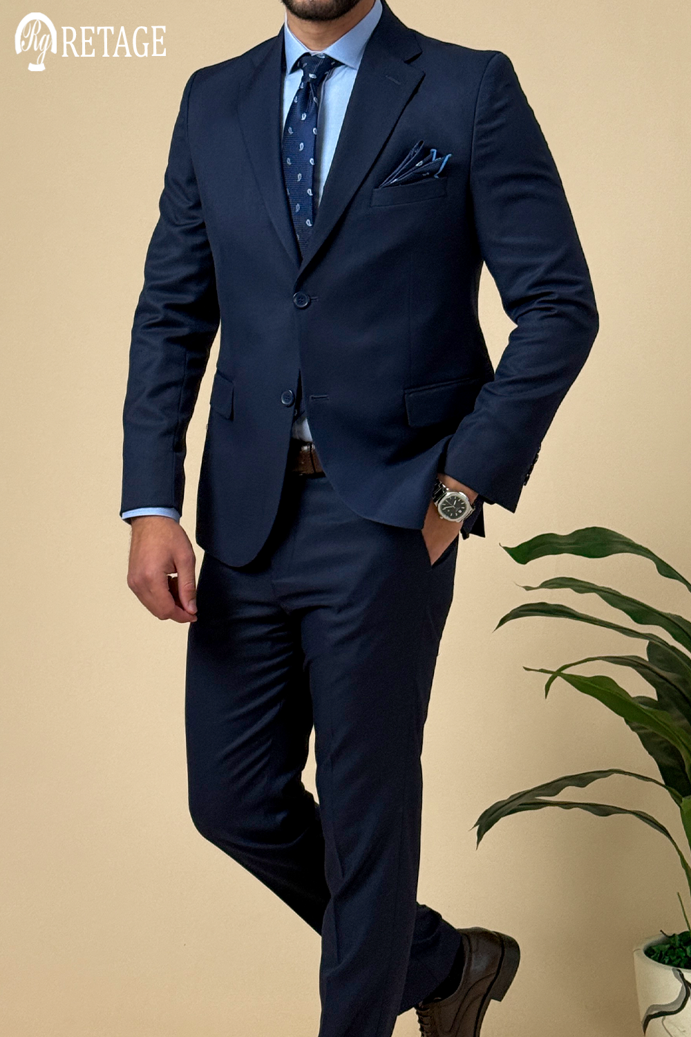 Golden Suit - Navy
