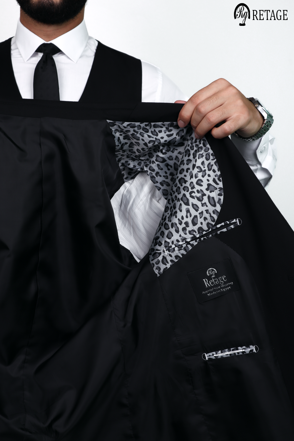 Retage 3 PICS Suit Black
