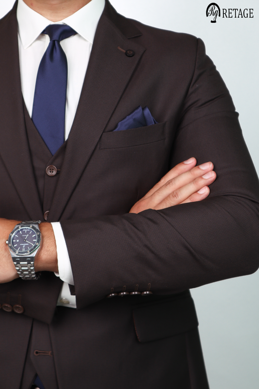 بدلة بنى 3 قطع