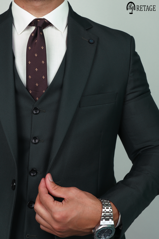 بدلة زيتى 3 قطع