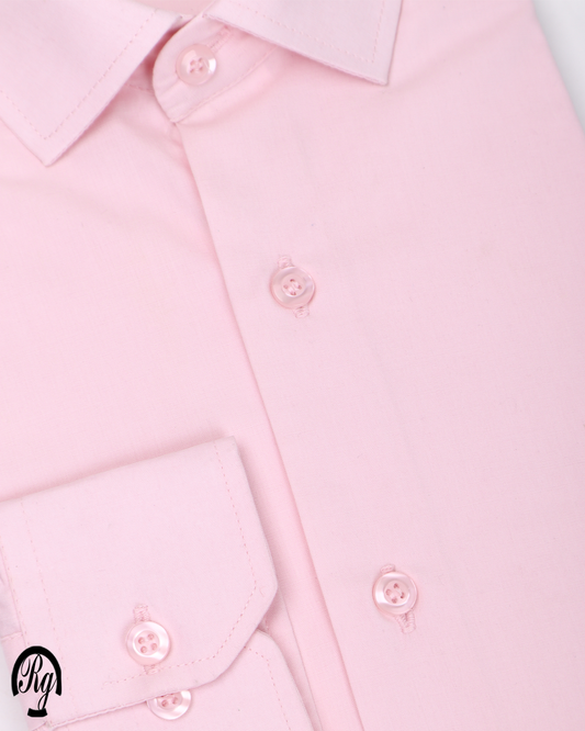 قميص روز فاتح كلاسيك