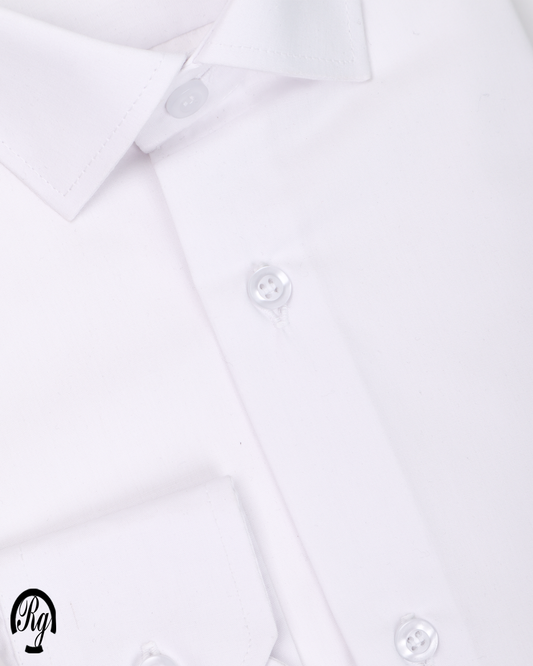 قميص ابيض كلاسيك