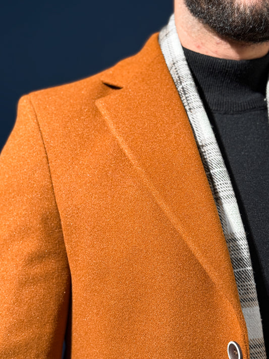 Gogh Half Coat -Dark Havan