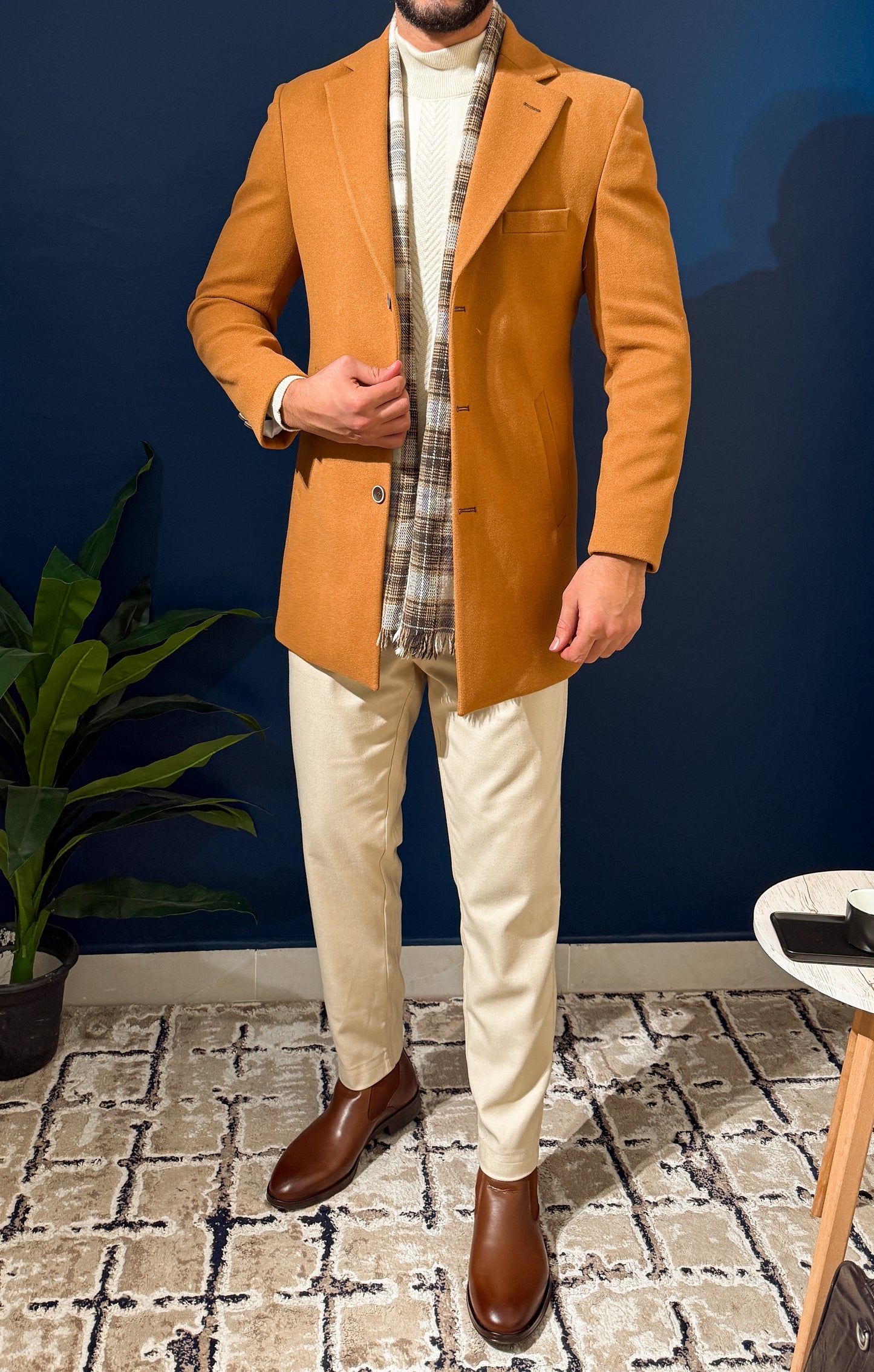 Wool Half Coat - Havan