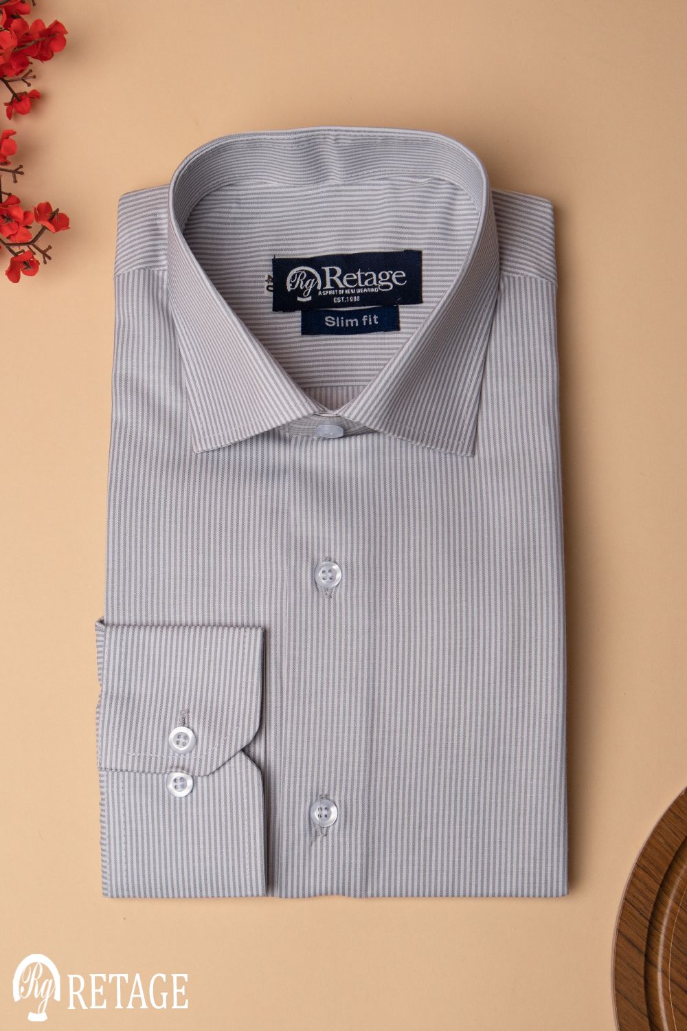 Striped shirt - Gray