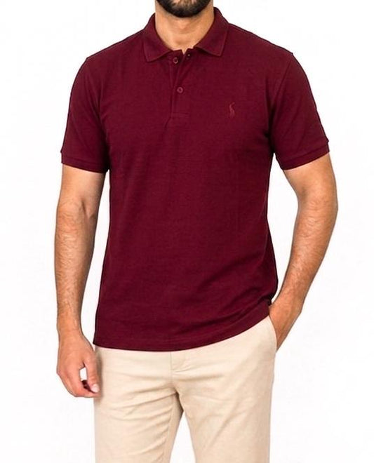 Polo Shirt - burgundy
