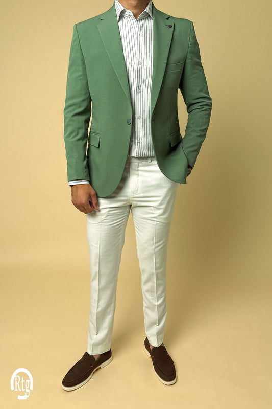 Lycra Blazer - Mint Green