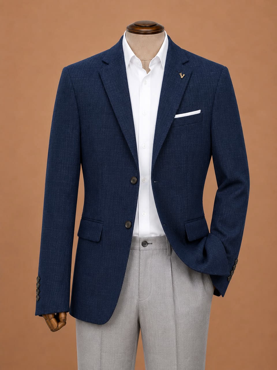 Lycra Blazer- Navy
