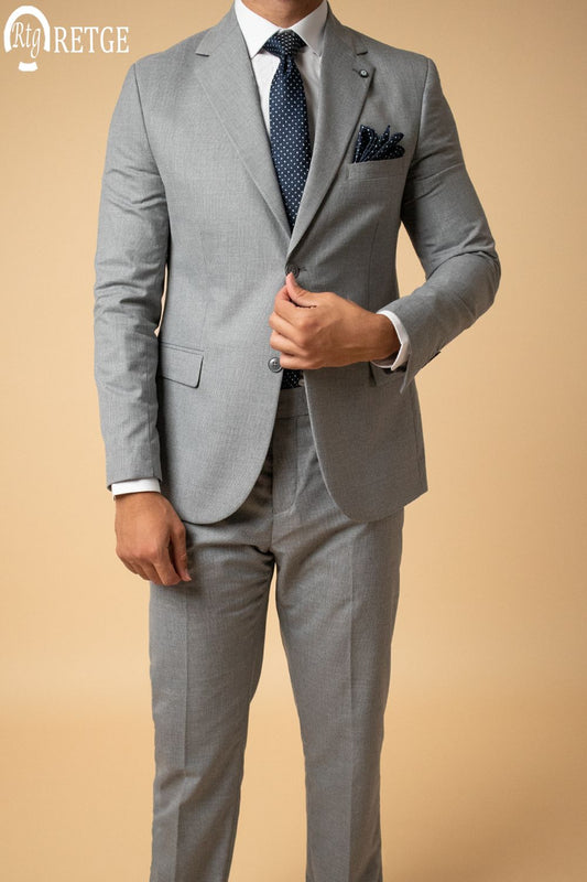 Plain Suit - Light Gray