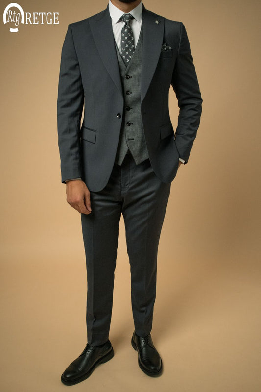 3-Piece Suit Dark Gray