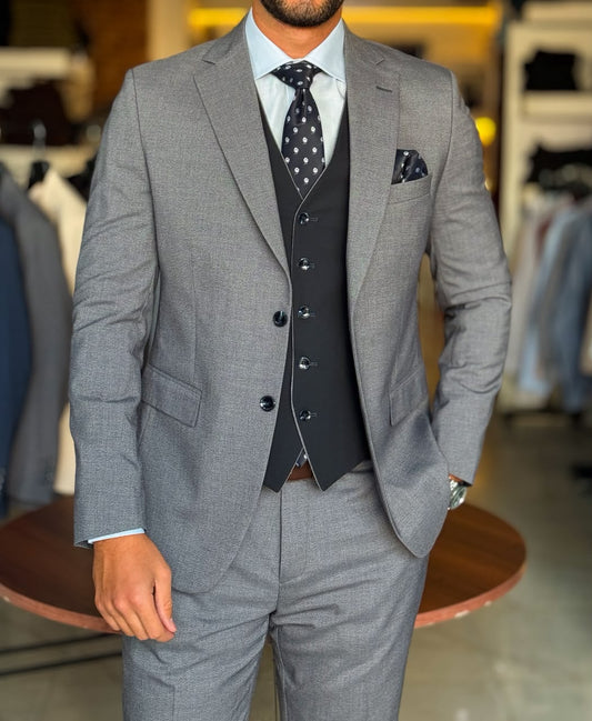3-Piece Suit Gray