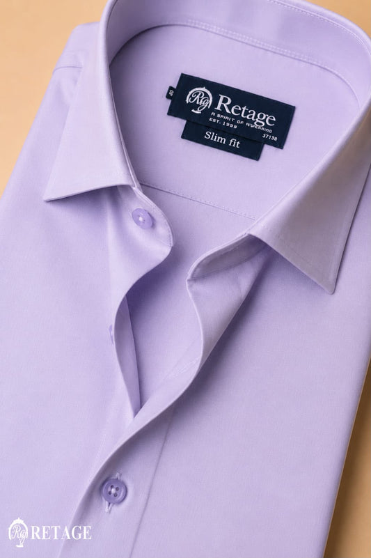 Cotton shirt- purple