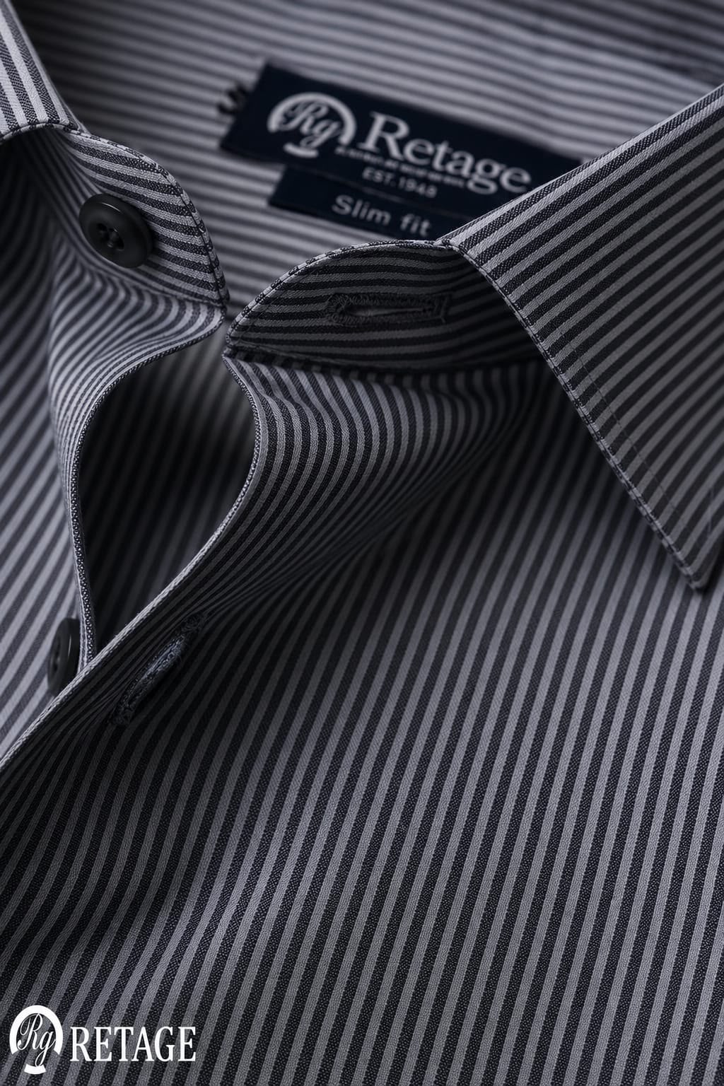 Black Striped Shirt