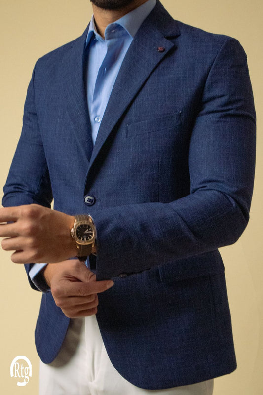 Summer linen Blazer - navy