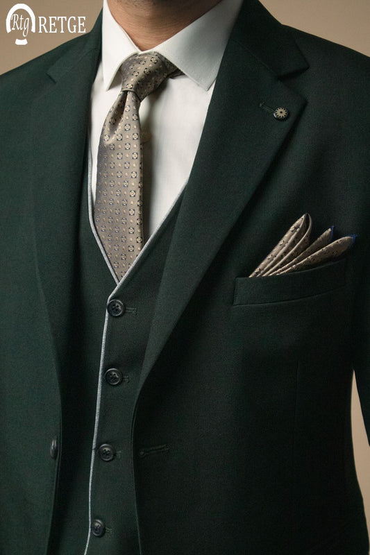 Classic 3-piece suit - Olive