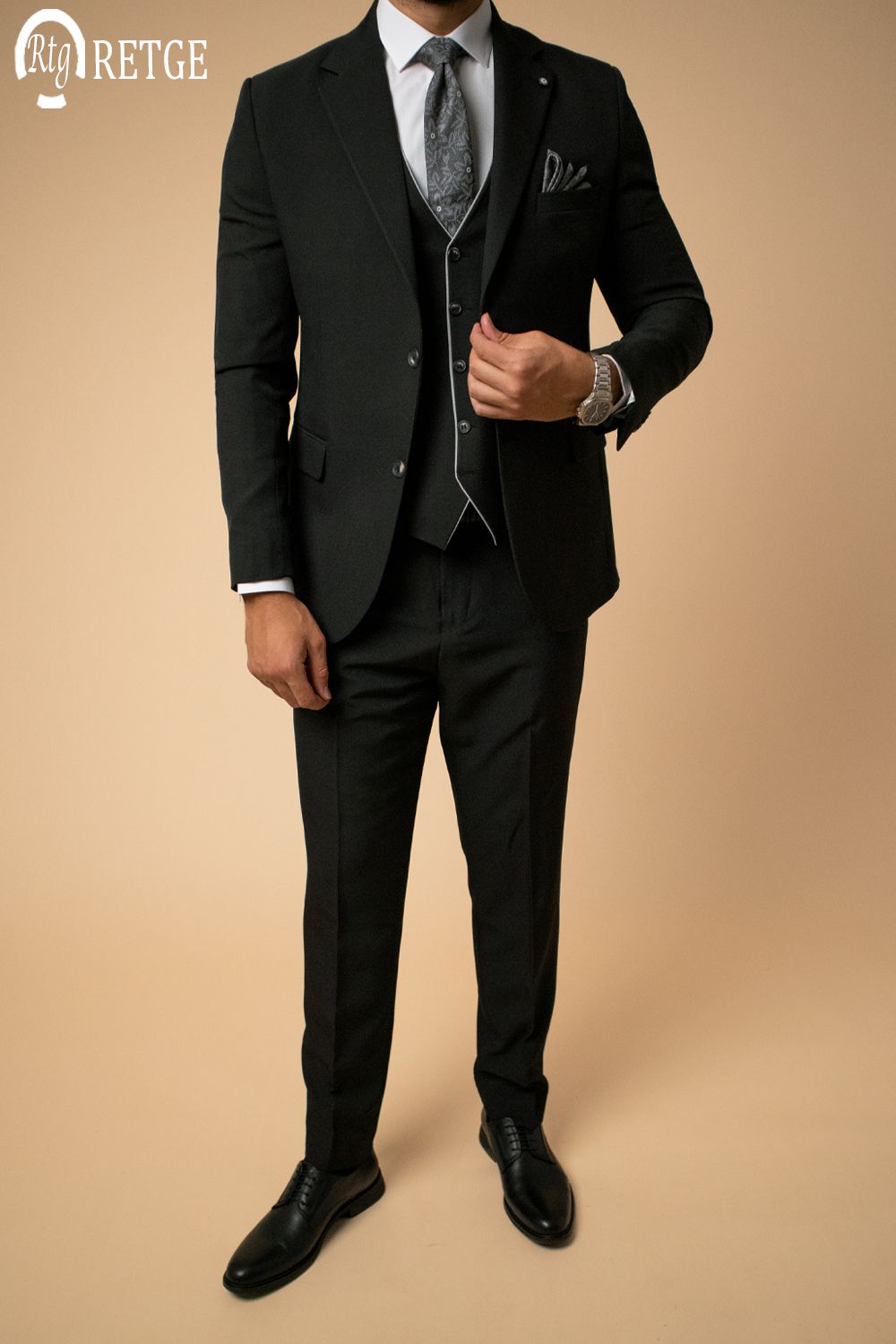 Classic 3-piece suit - Black