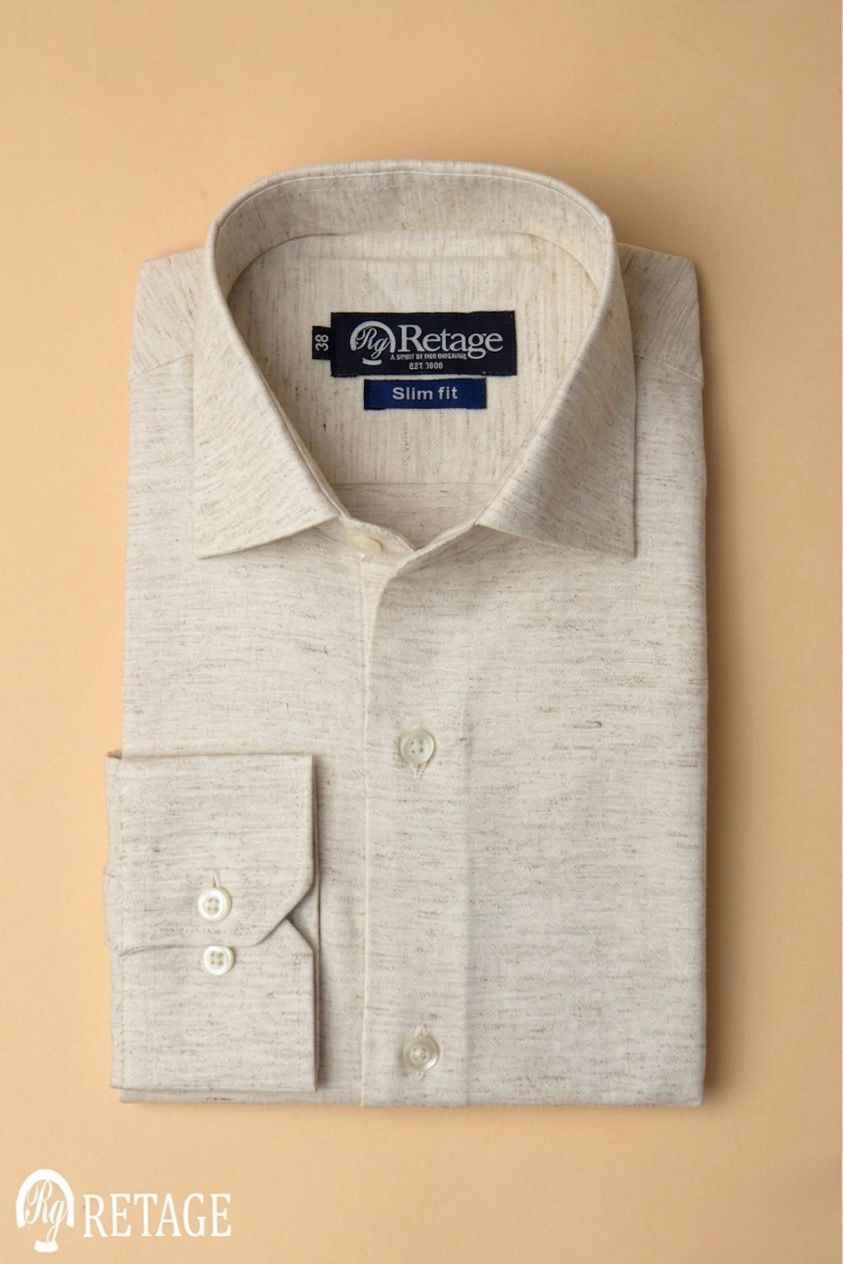 Linen Shirt - Beige