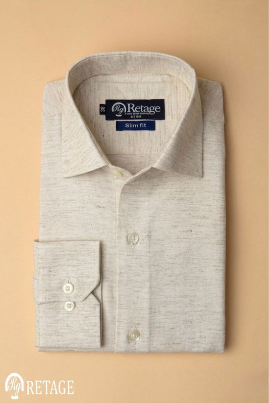 Linen Shirt - Beige