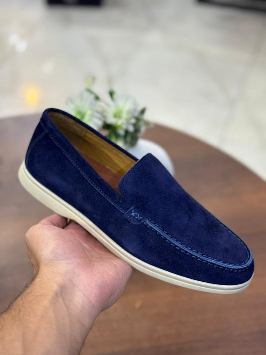 Ankle Shoes - Navy