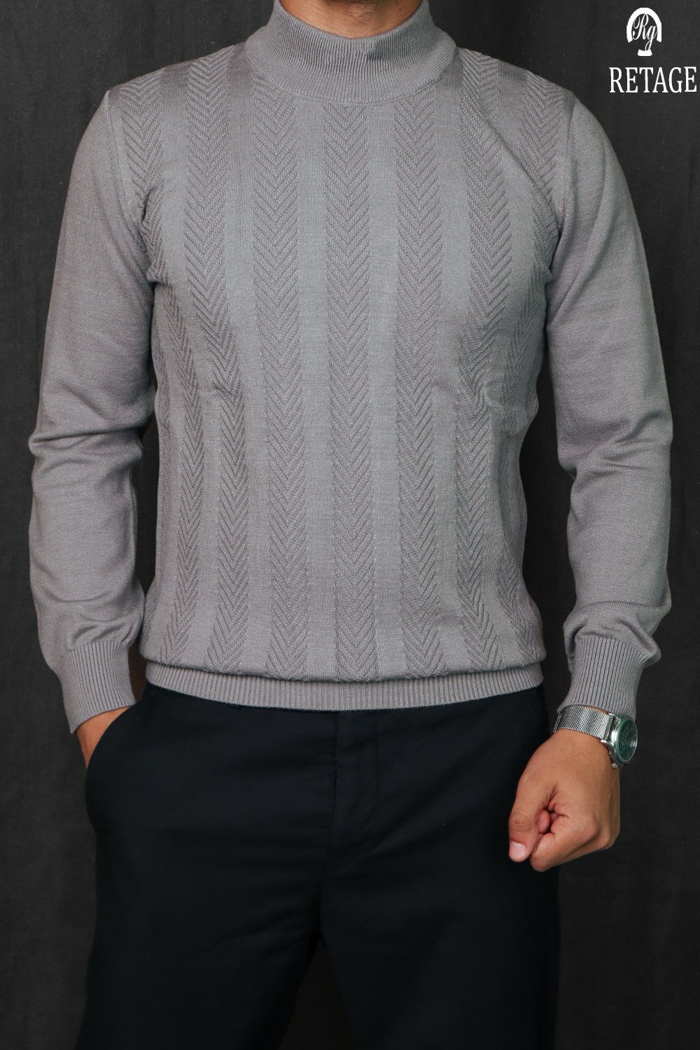 Half coll braids-Gray