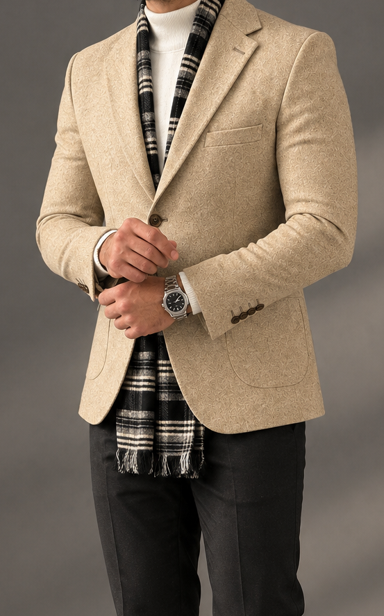 Tweed Wool Blazer