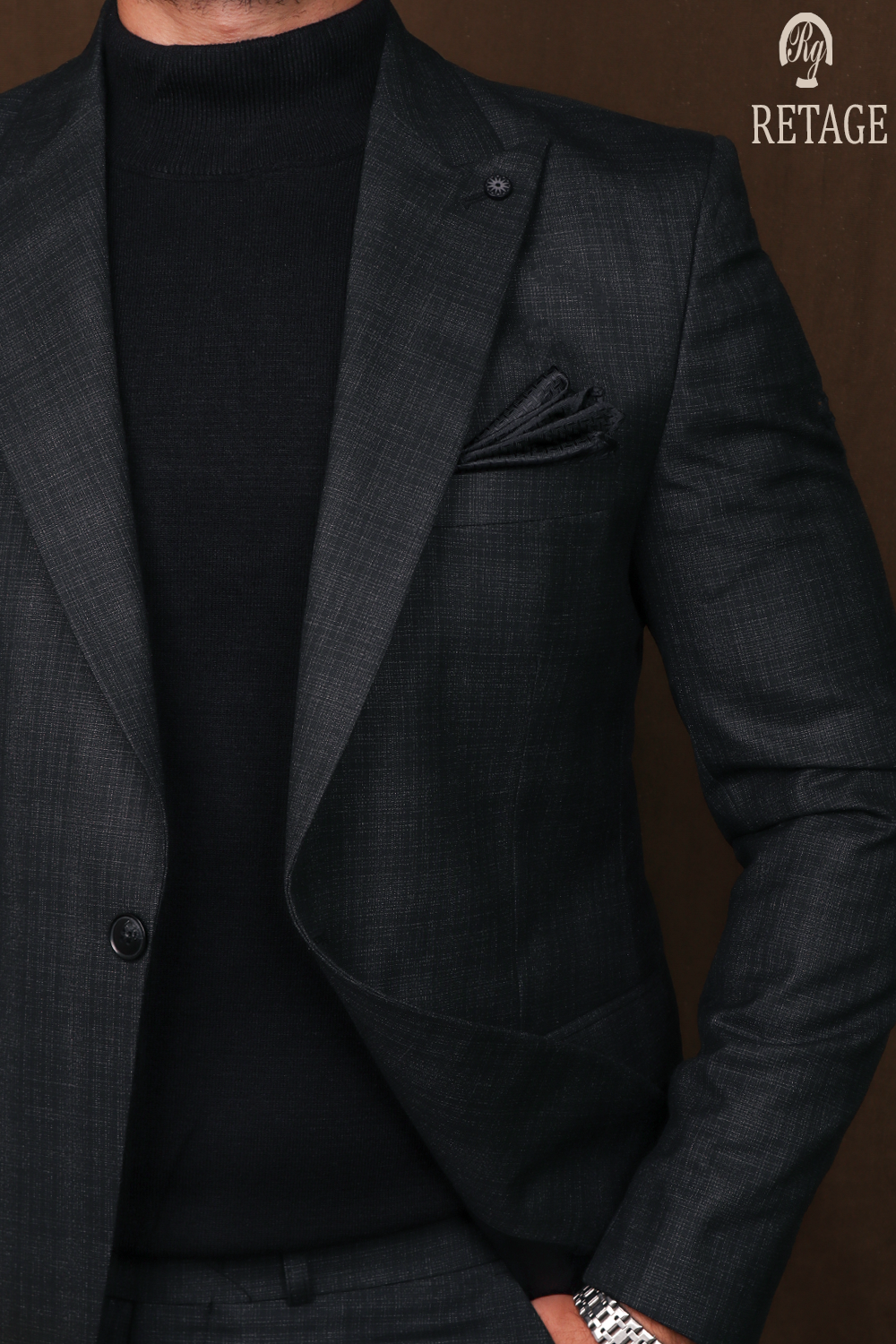 Checkered suit - Dark gray