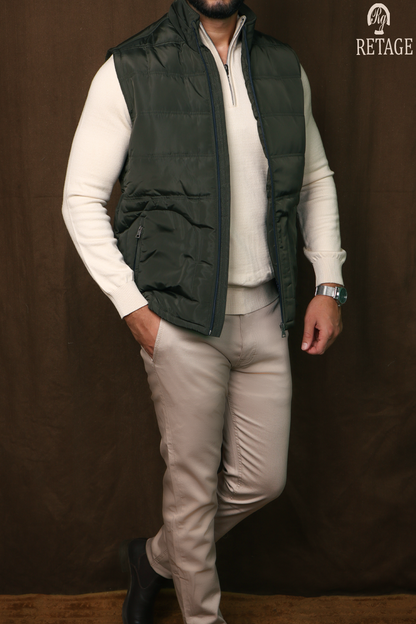 olive-Vest Waterproof