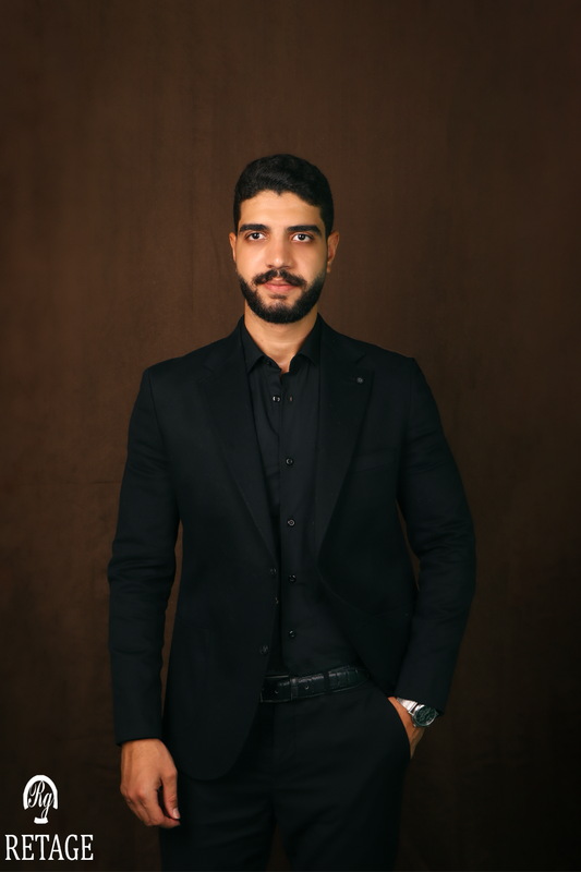 Gabardine Blazer-black