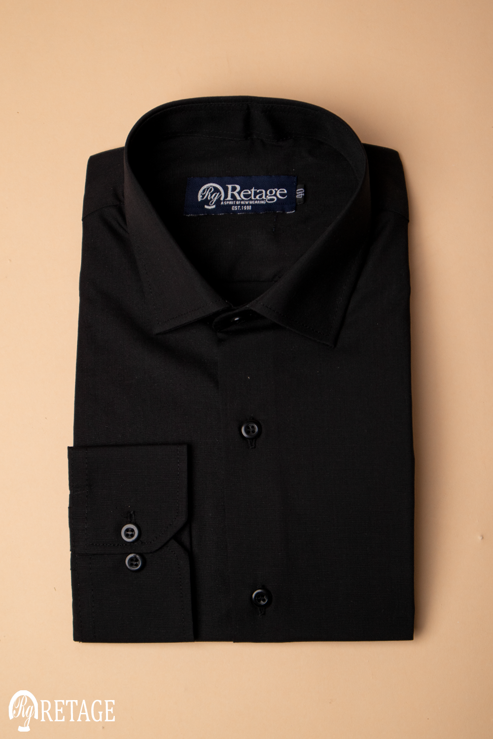 Cotton Shirt - Black