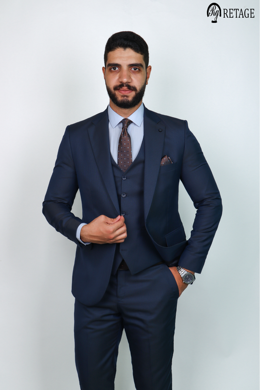 Retage 3 PICS Suit Navy