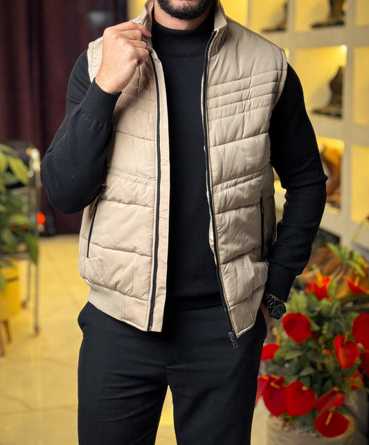 Beige -Vest Waterproof