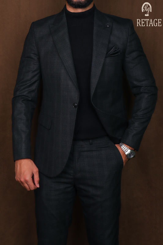 بدلة كاروه - رمادي غامق