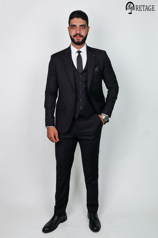 Retage 3 PICS Suit Black