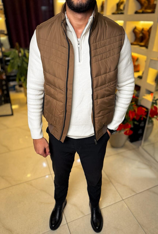 Brown -Vest Waterproof