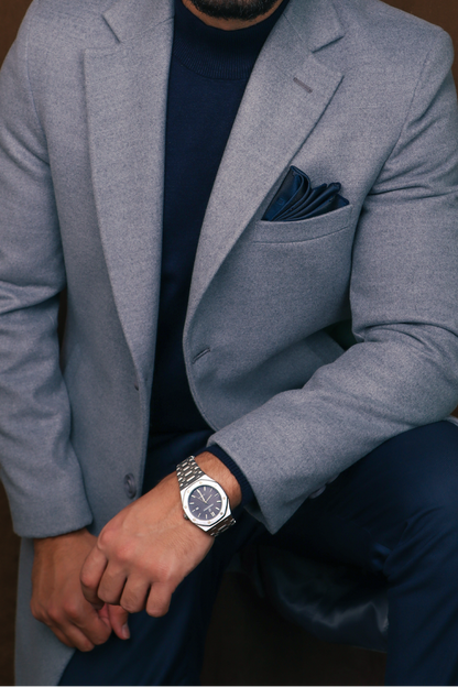 wool coat-light blue