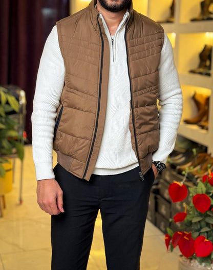 Brown -Vest Waterproof