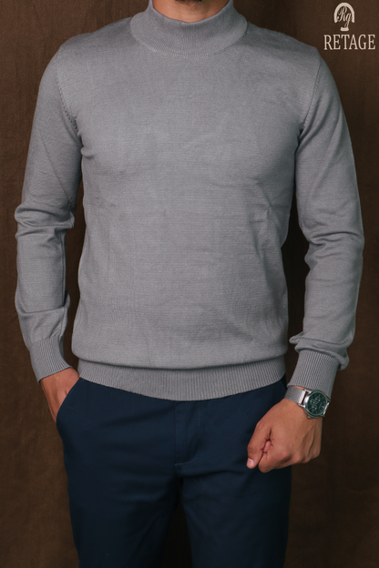 Half coll-Medium Gray