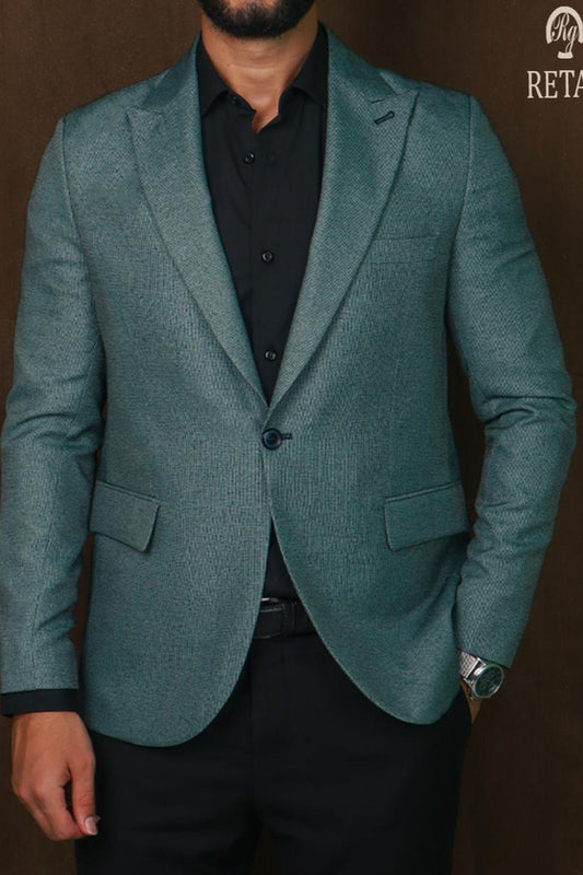 Blazer-Mint Green