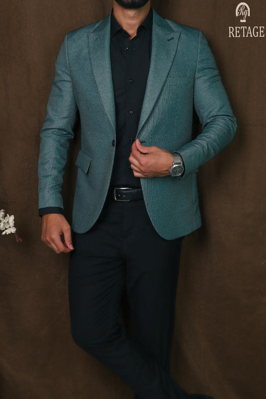 Blazer-Mint Green