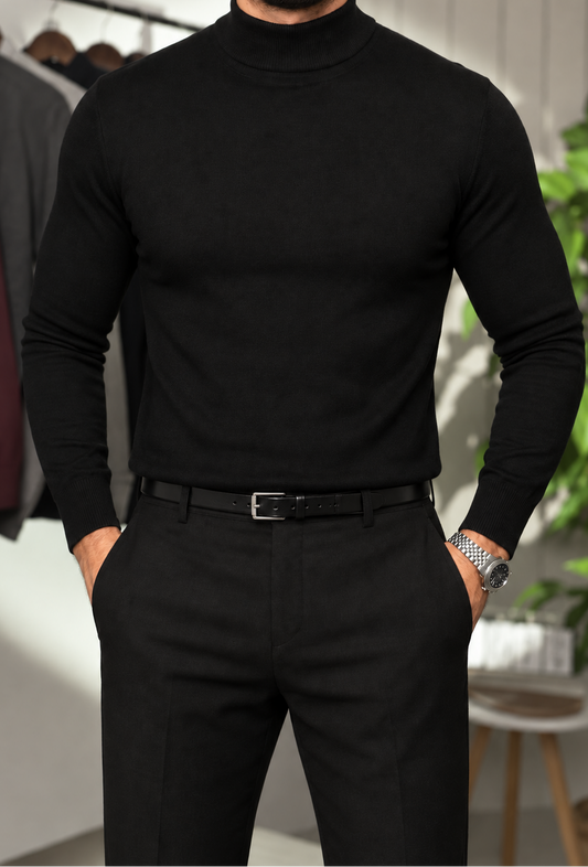 Half coll - Black