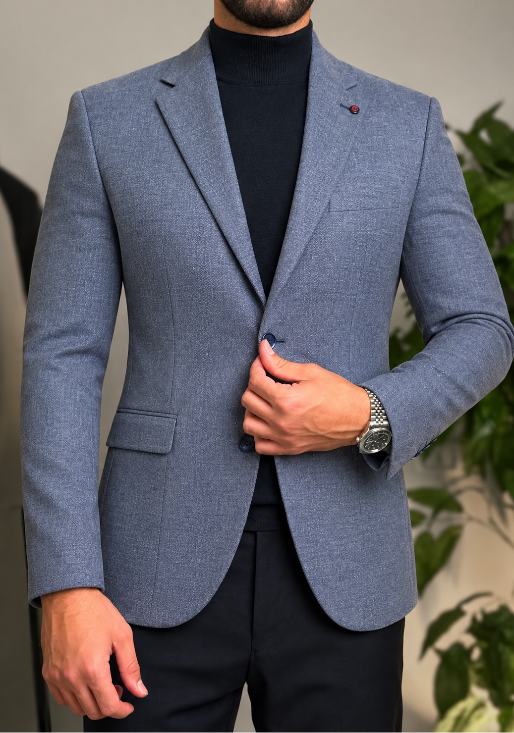 Autumn Blazer - Baby Blue