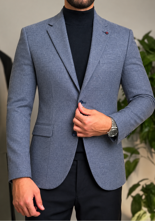 Autumn Blazer - Baby Blue