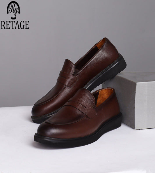 Classic natural leather shoes