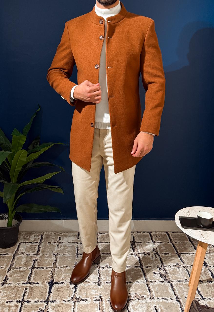 Short Half Neck Coat - Havan