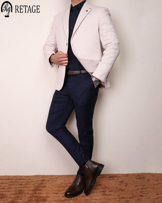 Off-White Wool Blazer