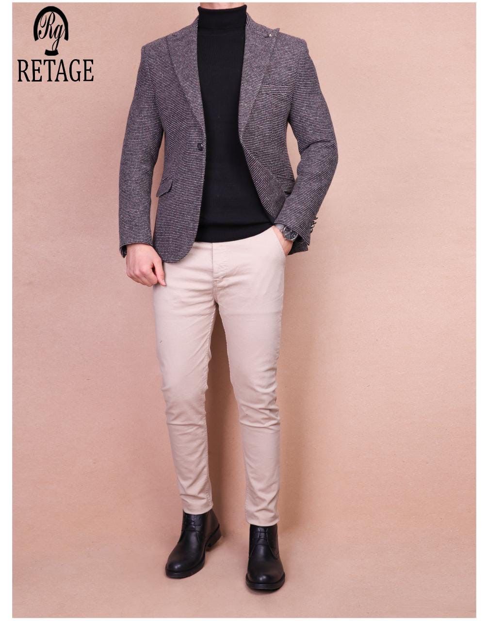 Brown Wool Blazer