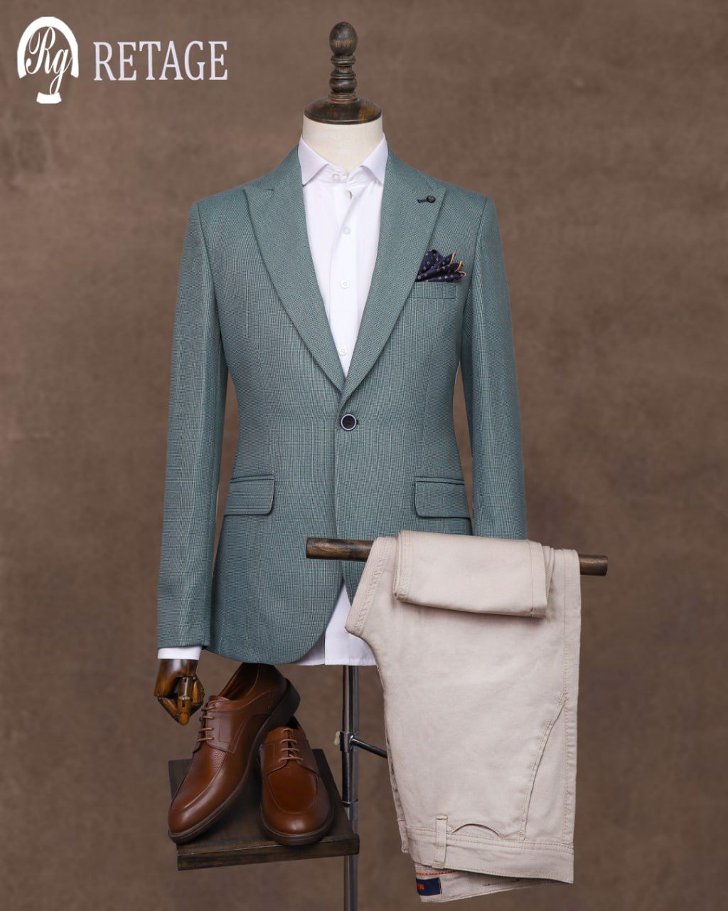 Ment Green Blazer