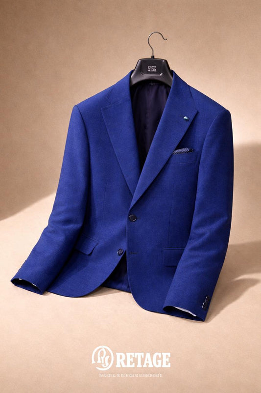 Blue Wool Blazer