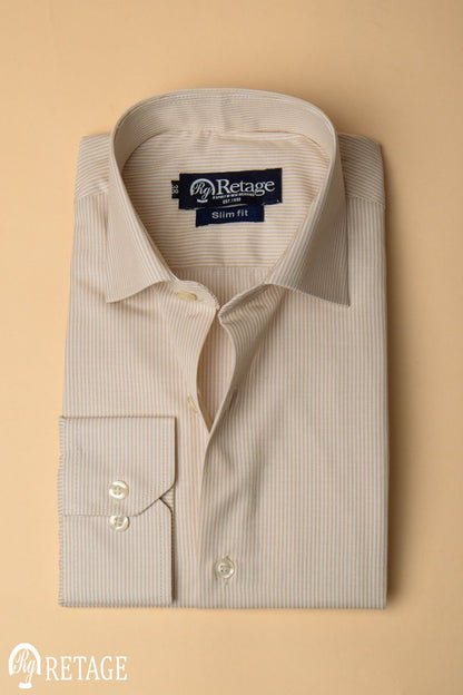 Striped shirt - Beige