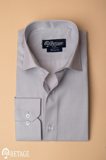 Striped shirt - Gray